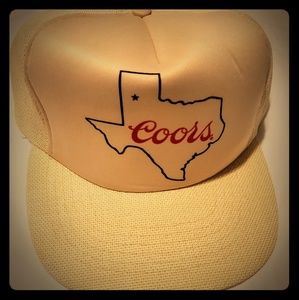 Vintage Coors Texas Trucker Hat Cap